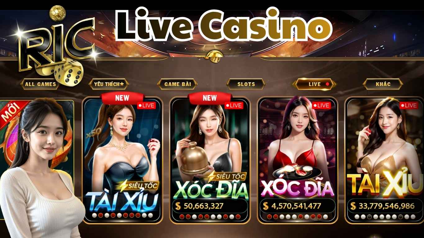 Điểm qua những tựa game hot tại sảnh Live Casino Ricwin Điểm qua những tựa game hot tại sảnh Live Casino Ricwin