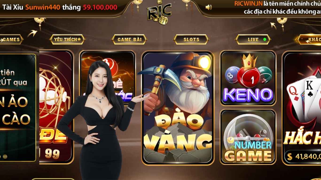 Điểm mới lạ của game đào vàng Ricwin Điểm mới lạ của game đào vàng Ricwin